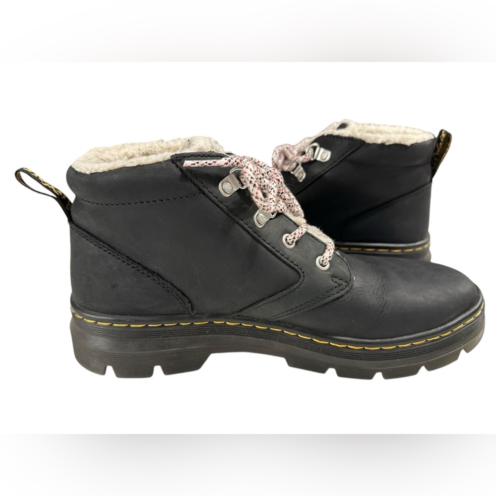 Dr Martens Bonny Boots Womens Size 11 Faux Shearling Lined Casual Black Grunge - Picture 6 of 8